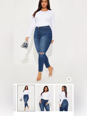 Becky Ribbed Bodysuit - White Fashion Nova
